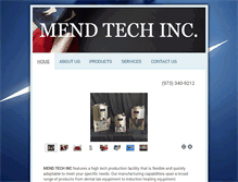 Tablet Screenshot of mendtechinc.com